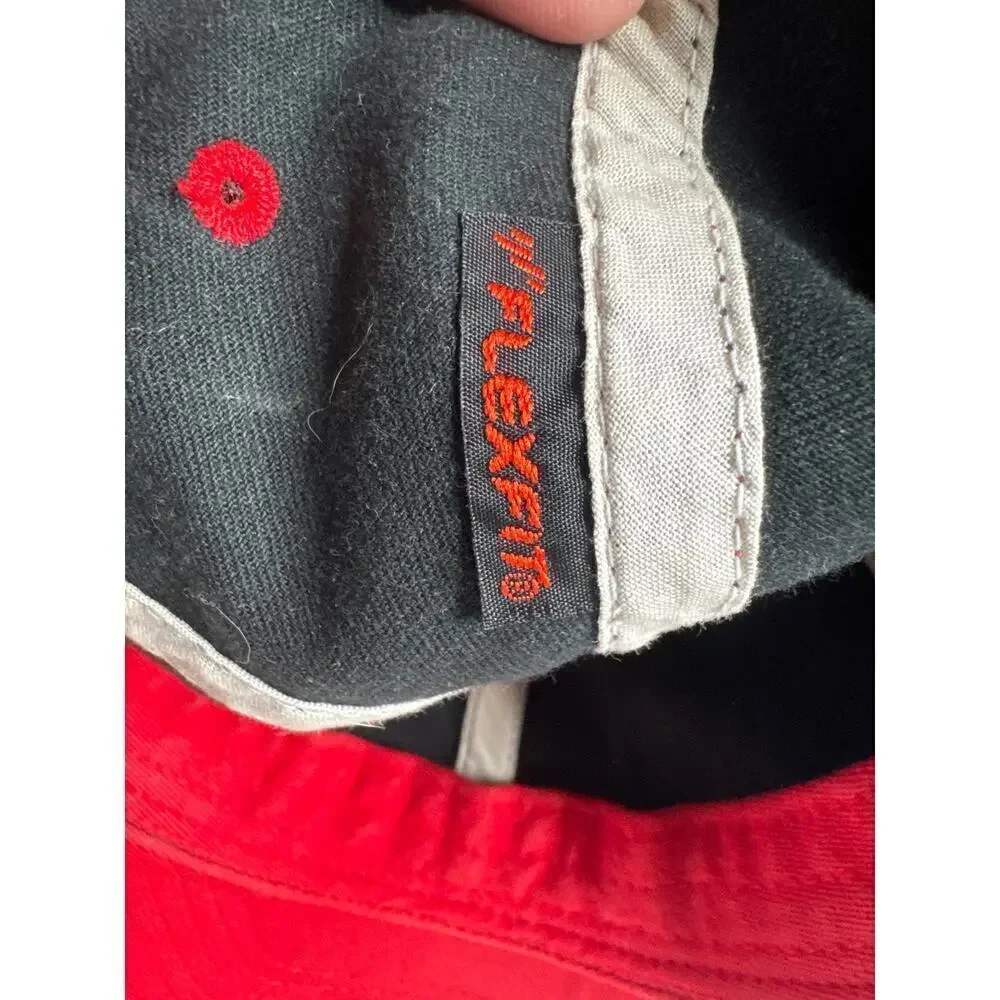 Adidas x NBA Portland Trail Blazers Flexfit Hat Black/Red One Size